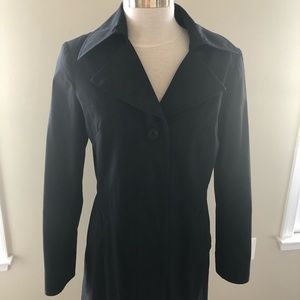 Black H&M trench coat